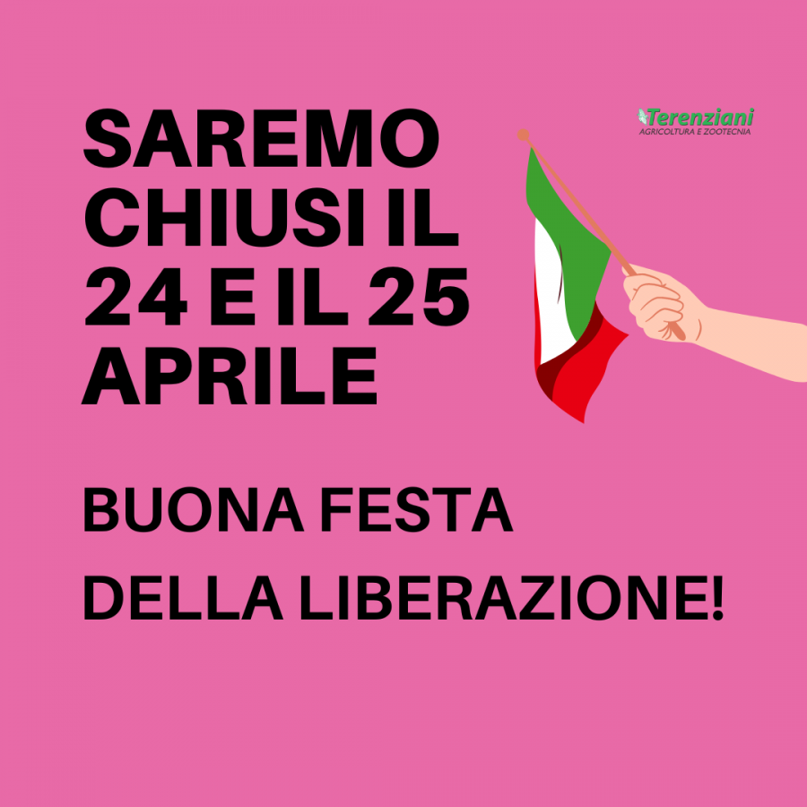 Chiusura 24 e 25 Aprile
