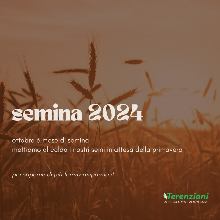 OTTOBRE 2024, PERIODO DI SEMINA