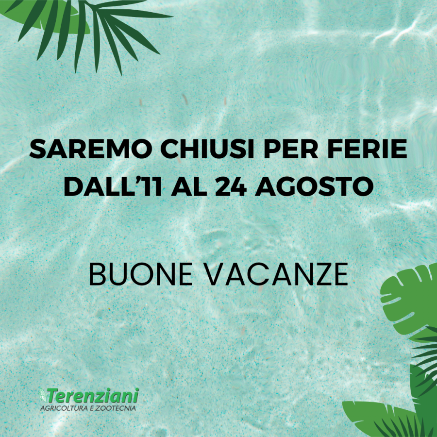 CHIUSURA ESTIVA