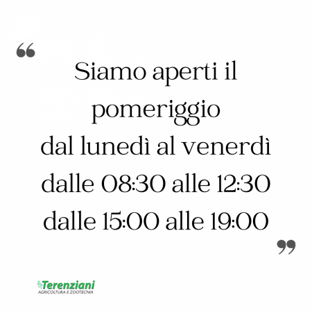 NUOVO ORARIO DI APERTURA